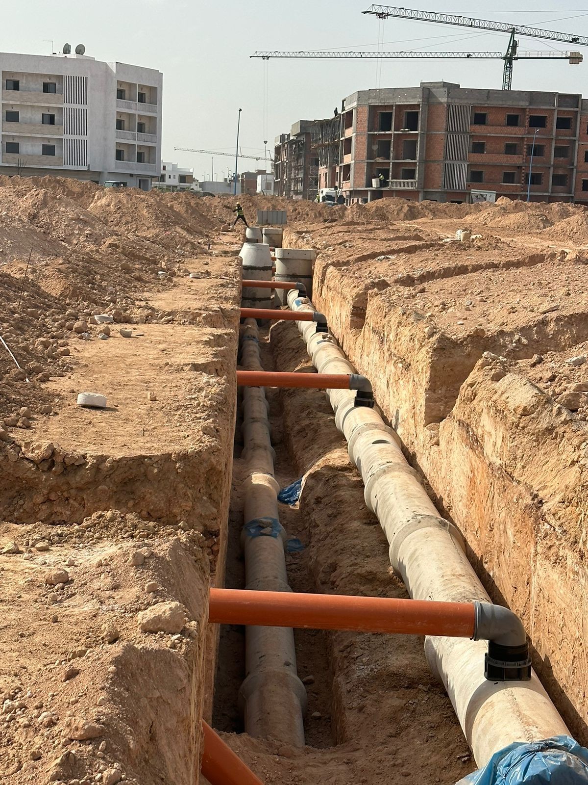 Travaux d'eau Potable